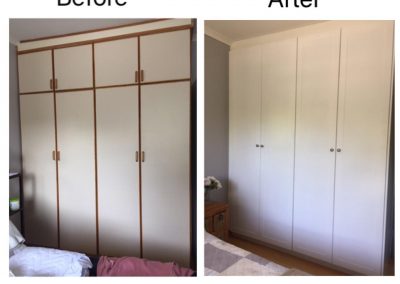 Bedroom Cupboards Before and After